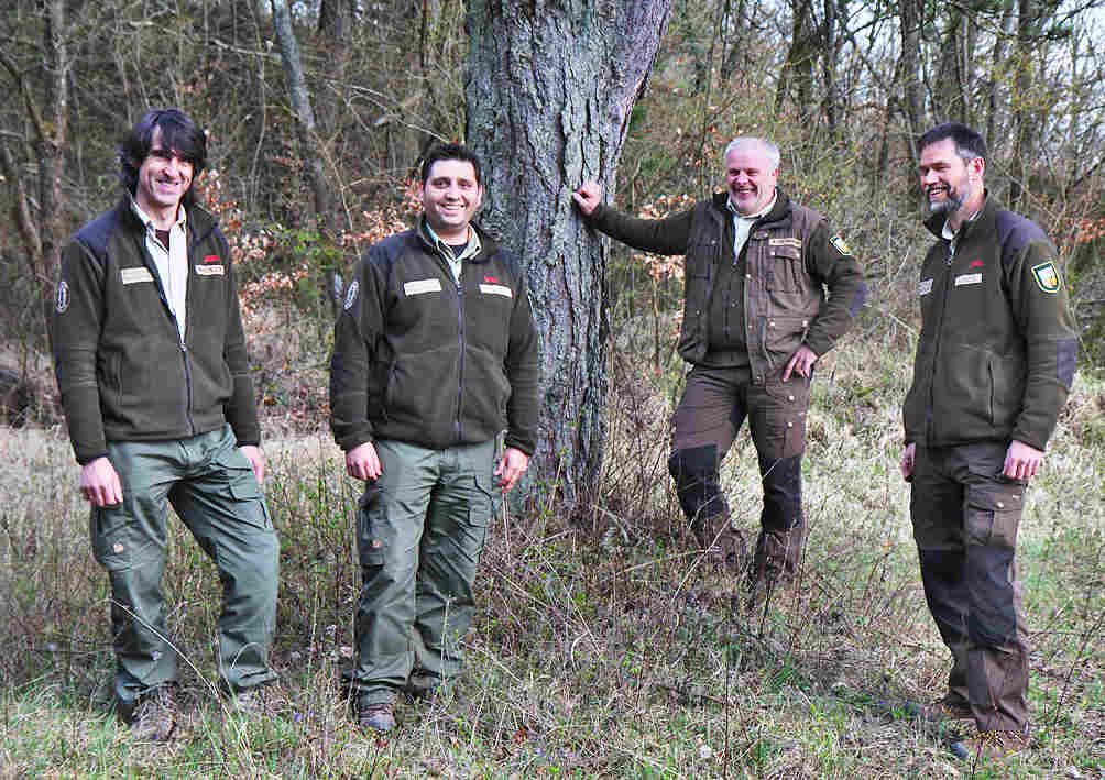 Die hauptamtlichen Ranger der  Naturwacht Saarland