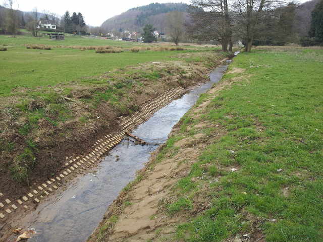 Mühlenbach bei Hargarten , vorher