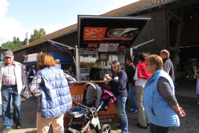 Familie Roob und ihr Kaffeemobil