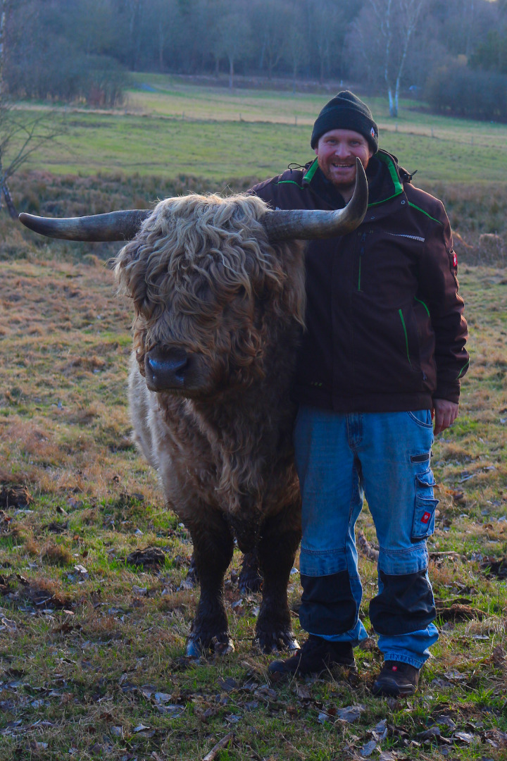 Landwirt Torsten Becker hat bald mehr Platz für seine Tiere - das Projektgebiet wird um 7 ha erweitert.